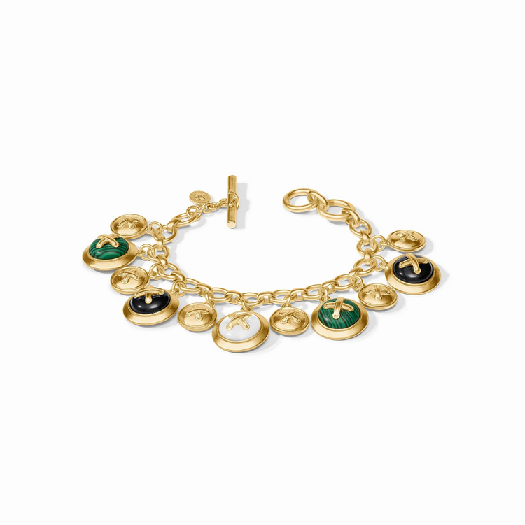Julie Vos Julie Vos Essex Charm Bracelet Multi Stone