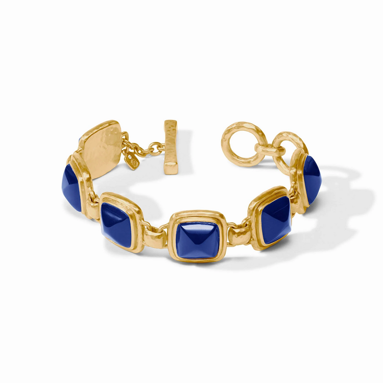 Julie Vos Julie Vos Sahara Stone Bracelet Sapphire Blue