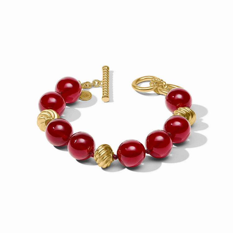 Julie Vos Julie Vos Ravello Bracelet Cranberry