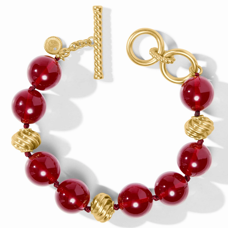 Julie Vos Julie Vos Ravello Bracelet Cranberry