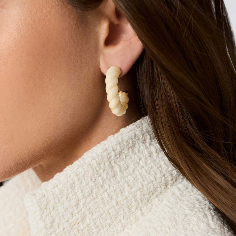 Julie Vos Julie Vos Ravello Hoop Ivory M