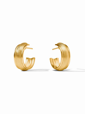 Julie Vos Julie Vos Cobblestone Hoop Gold S