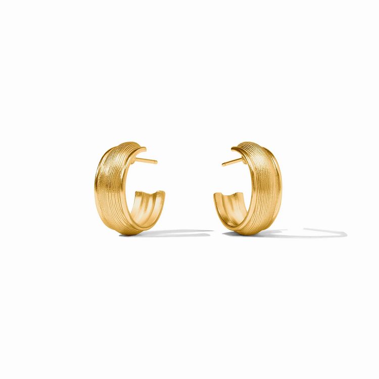 Julie Vos Julie Vos Cobblestone Hoop Gold S