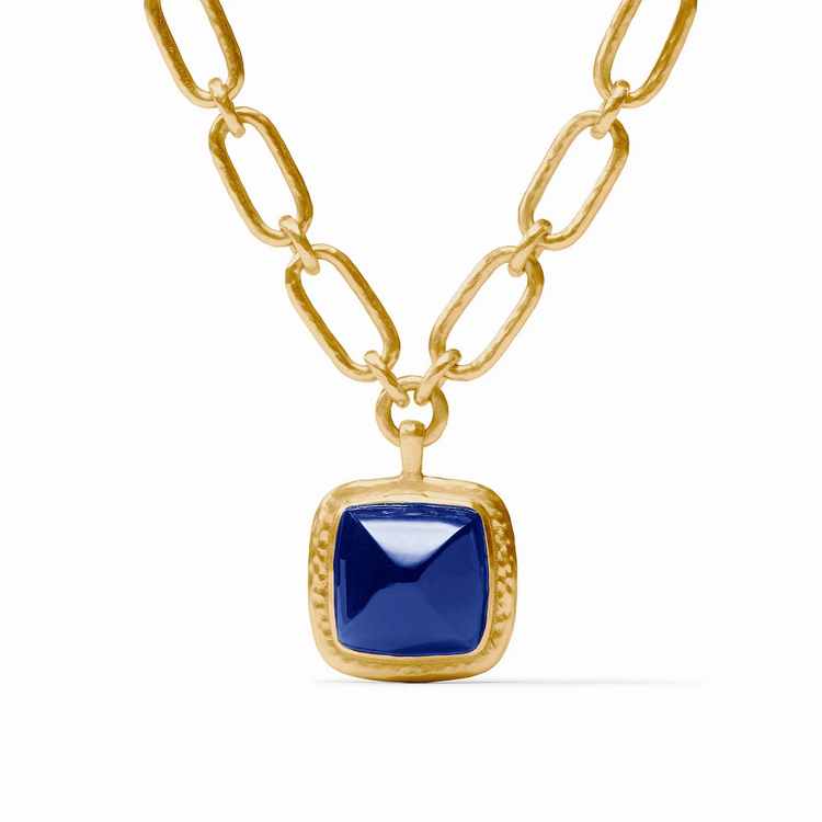 Julie Vos Julie Vos Sahara Statement Necklace Sapphire Blue