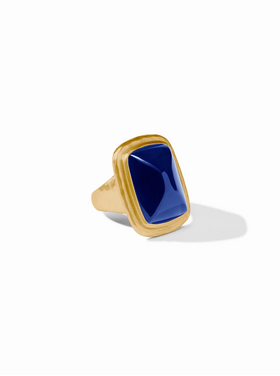 Julie Vos Julie Vos Sahara Stone Ring Sapphire Blue sz 7
