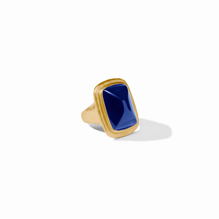 Julie Vos Julie Vos Sahara Stone Ring Sapphire Blue sz 7