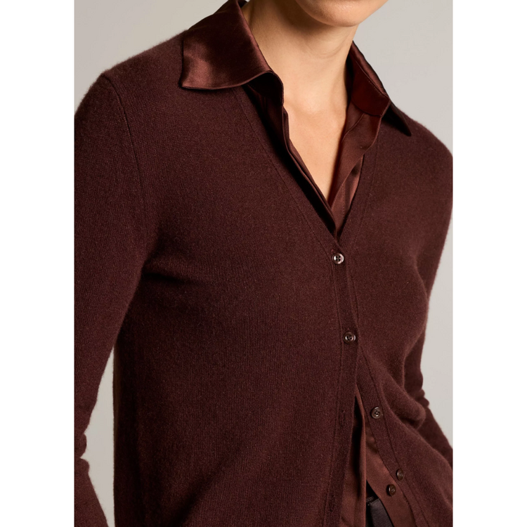 Vince Vince Mixed Media Cardigan