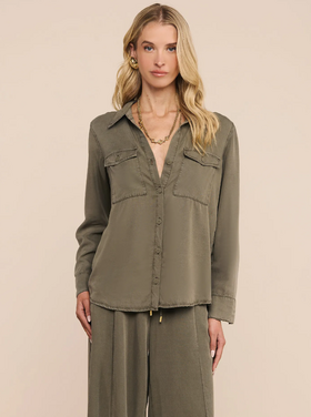 L'AGENCE L'agence Pearson Military Blouse