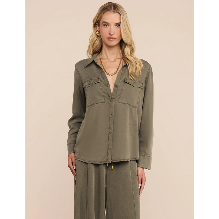 L'AGENCE L'agence Pearson Military Blouse