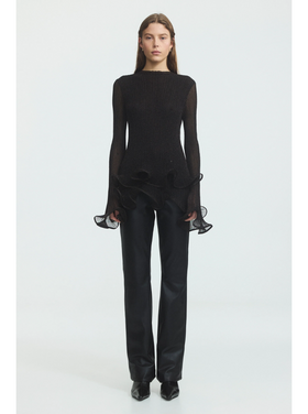 Aje. Aje. Agata Ruffle Knit Top