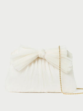 Loeffler Randall Loeffler Randall Rayne Pleated Bow Clutch