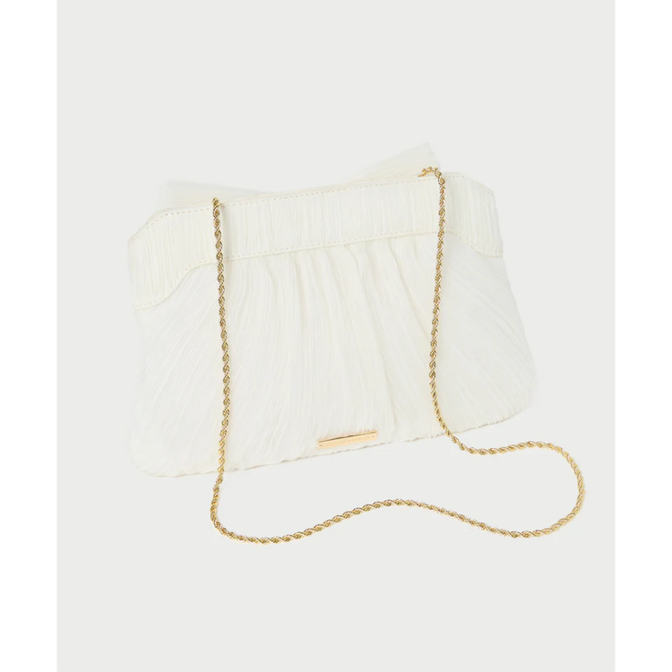 Loeffler Randall Loeffler Randall Rayne Pleated Bow Clutch