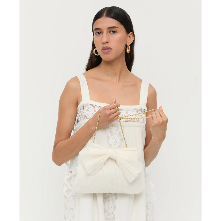Loeffler Randall Loeffler Randall Rayne Pleated Bow Clutch