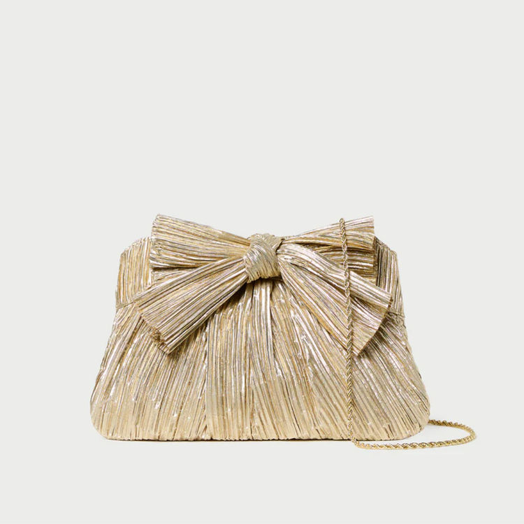 Loeffler Randall Loeffler Randall Rayne Pleated Bow Clutch