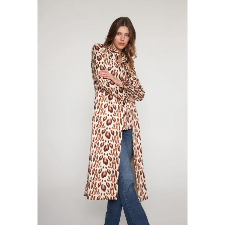 Catherine Gee Catherine Gee Long Silk Blazer