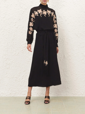 Zimmermann Zimmermann Valiant Embroidered Sheath