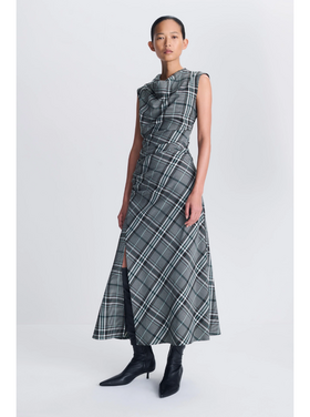 Simkhai Simkhai Burke Draped Midi Dress