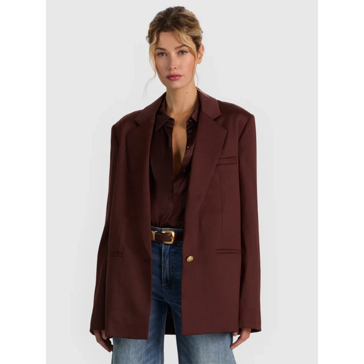 Alice + Olivia Alice + Olivia Ronan Oversized Boxy Blazer