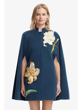 Leo Lin Leo Lin Sloane Wool Cape Jacket
