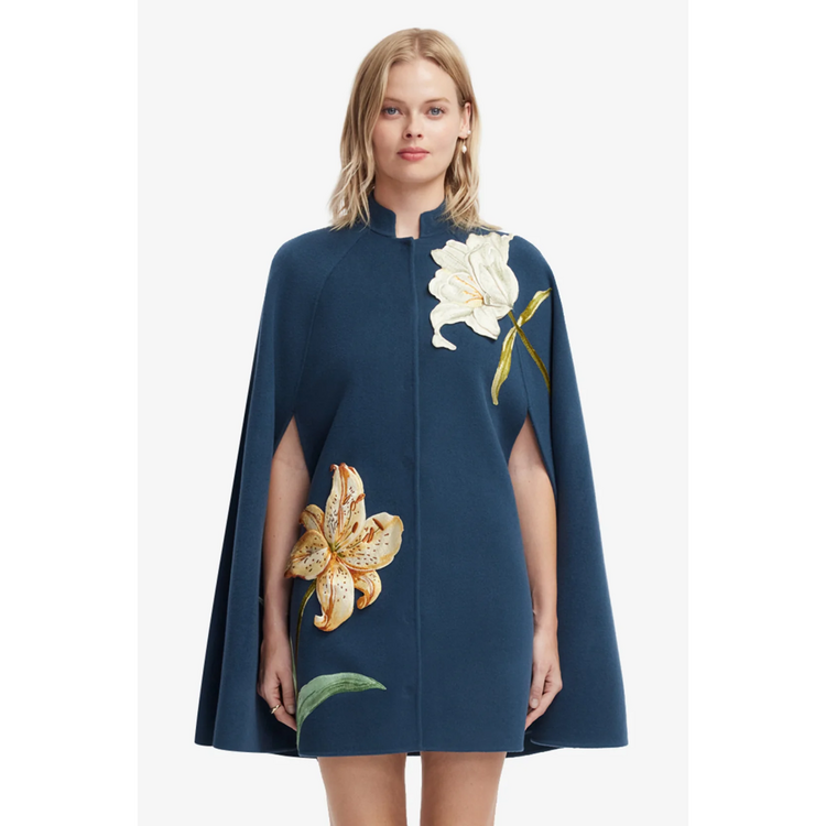 Leo Lin Leo Lin Sloane Wool Cape Jacket