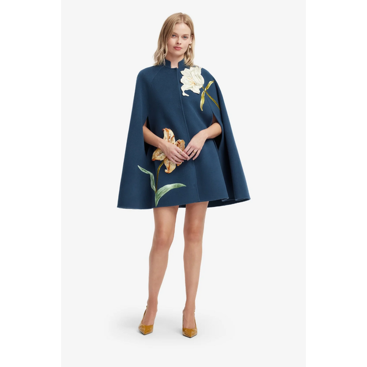 Leo Lin Leo Lin Sloane Wool Cape Jacket