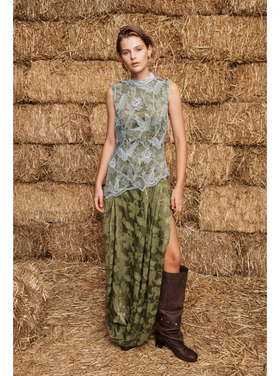 Alémais Alémais Winifred Lace Midi Dress