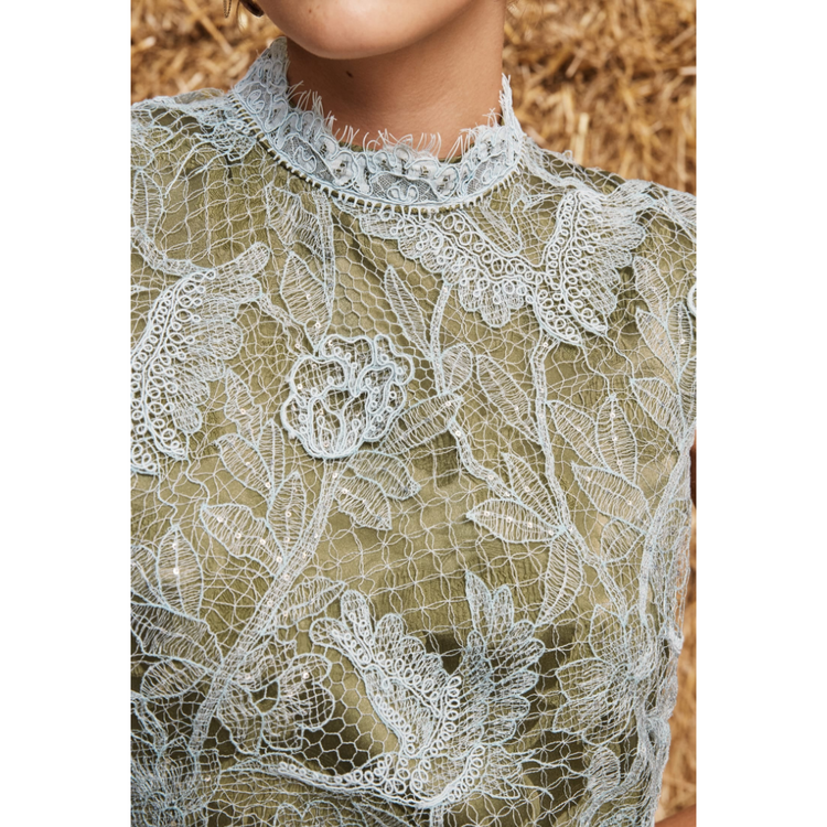 Alémais Alémais Winifred Lace Midi Dress
