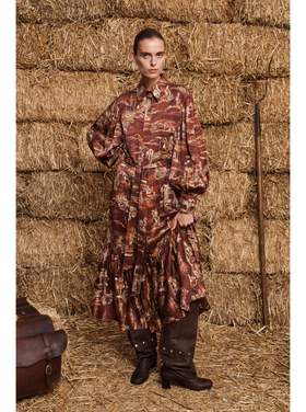Alémais Alémais Ezra Silk Shirtdress
