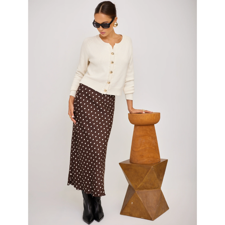 Fifteen Twenty Fifteen Twenty Mia Bias Midi Skirt