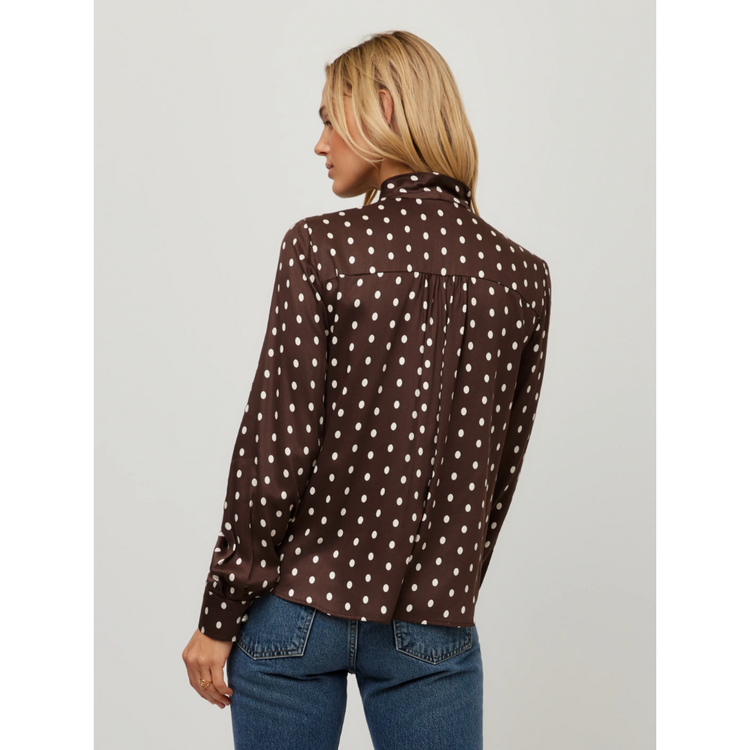 Fifteen Twenty Fifteen Twenty Janine Tie Neck Top