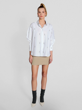 THEO The Label THEO Crystal Boyfriend Shirt