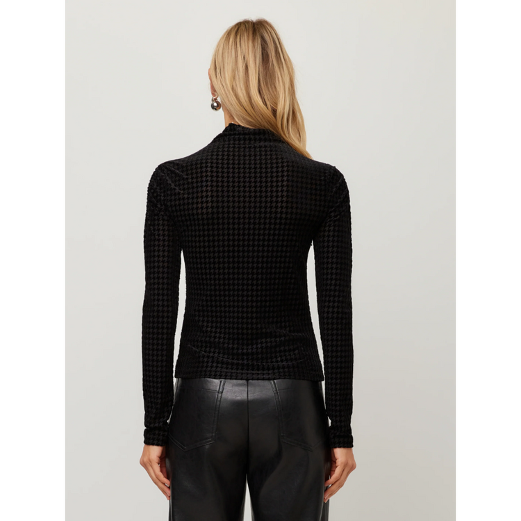 Fifteen Twenty Fifteen Twenty Velvet Burnout Ruched Top