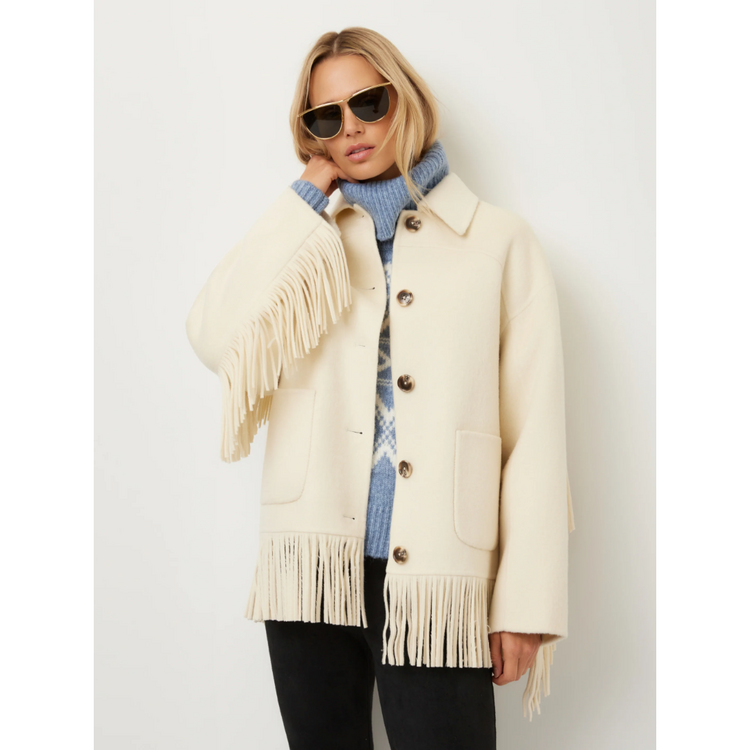 Fifteen Twenty Fifteen Twenty Yara Fringe Jacket