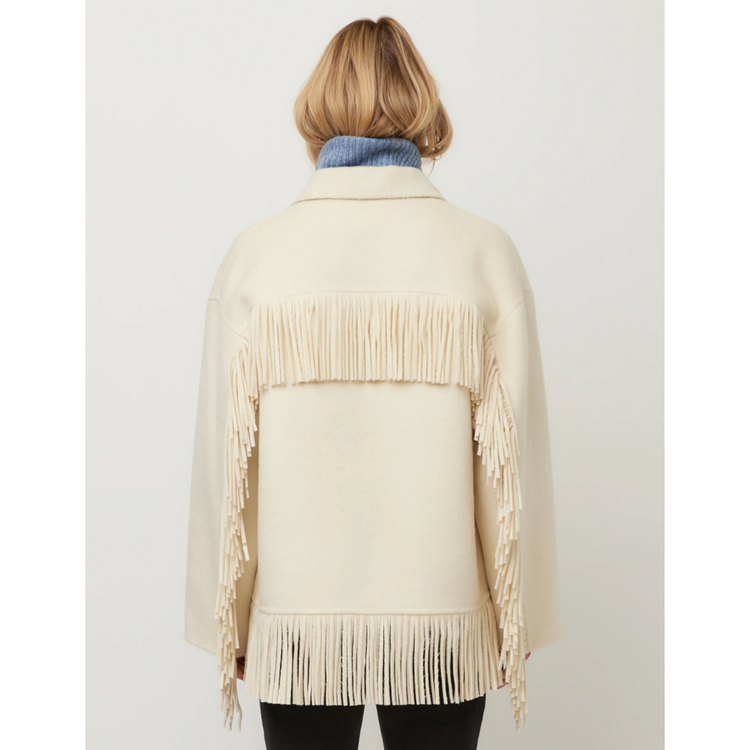 Fifteen Twenty Fifteen Twenty Yara Fringe Jacket