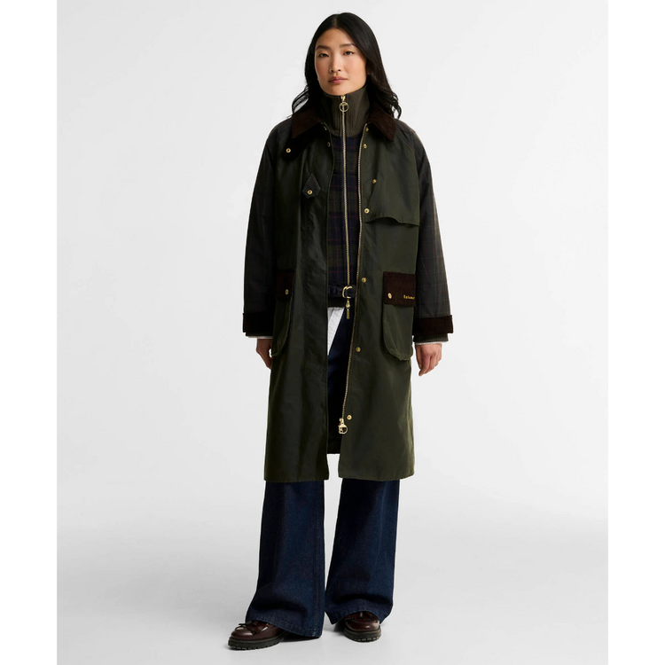 Barbour Barbour Checked Kirklees Wax Jacket