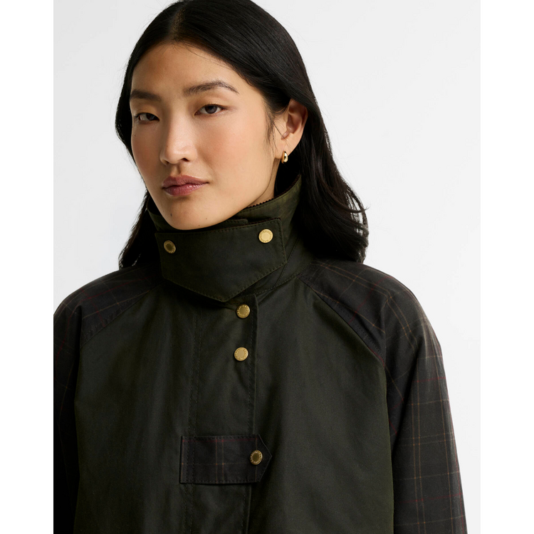 Barbour Barbour Checked Kirklees Wax Jacket