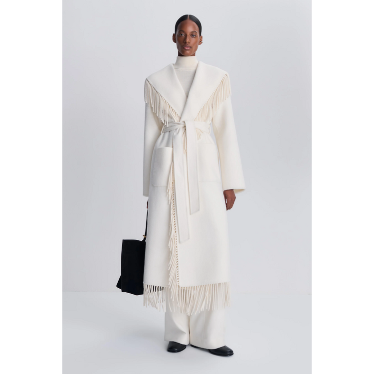 Simkhai Simkhai Carrie Fringe Robe Coat