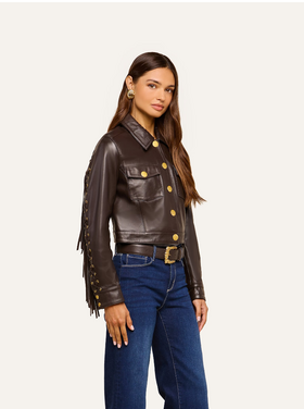 L'AGENCE L'agence Luci Fringe Jacket