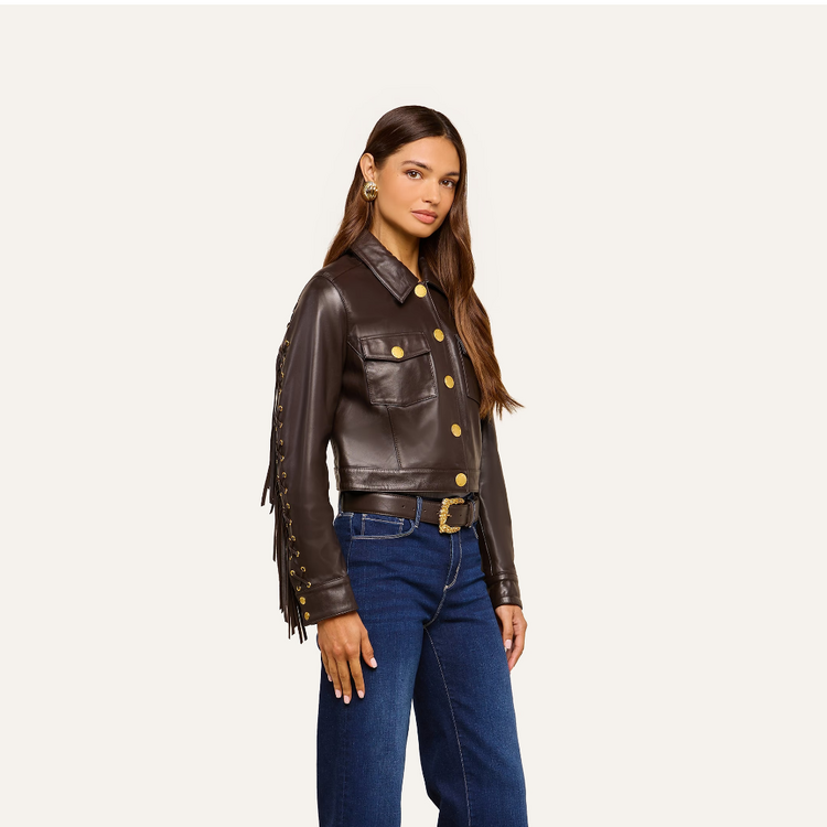 L'AGENCE L'agence Luci Fringe Jacket