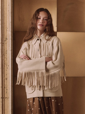 The Great The Great The Western Fringe Sweater Jkt