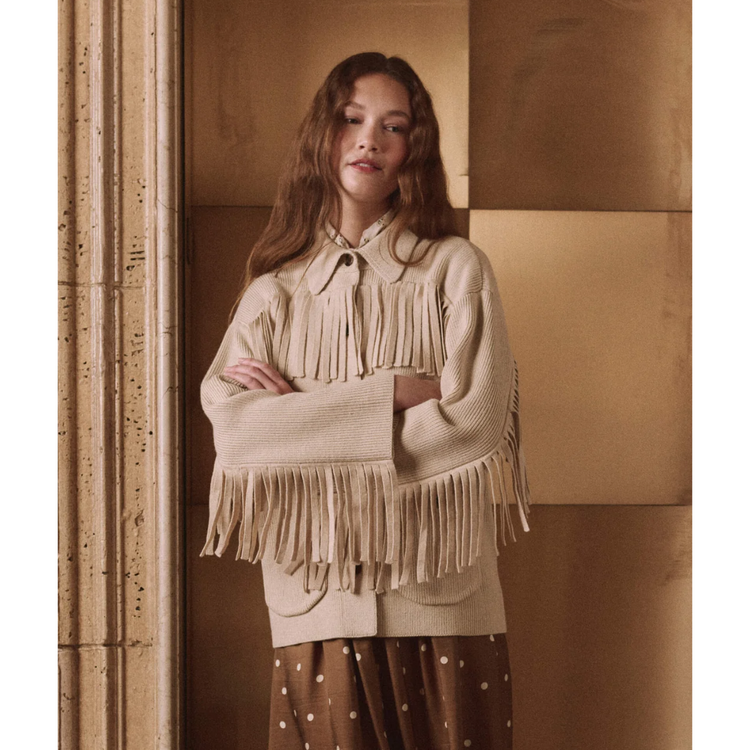 The Great The Great The Western Fringe Sweater Jkt