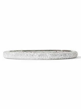 Julie Vos Julie Vos Silver Stardust Hinge Bangle