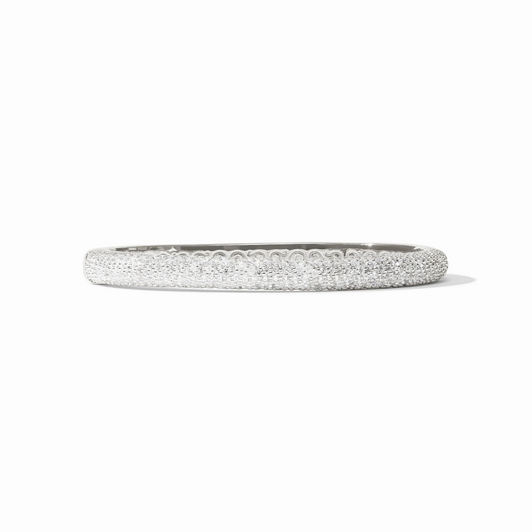 Julie Vos Julie Vos Silver Stardust Hinge Bangle