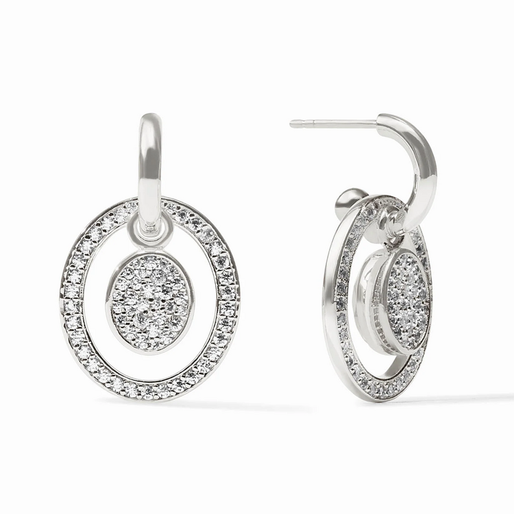 Julie Vos Julie Vos Silver Stardust 6 in 1 Earring