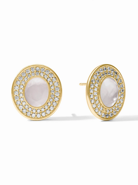 Julie Vos Julie Vos Stardust Stud Clear Crystal