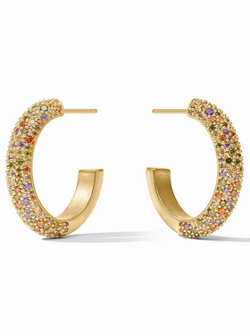 Julie Vos Julie Vos Stardust Hoop L Multi