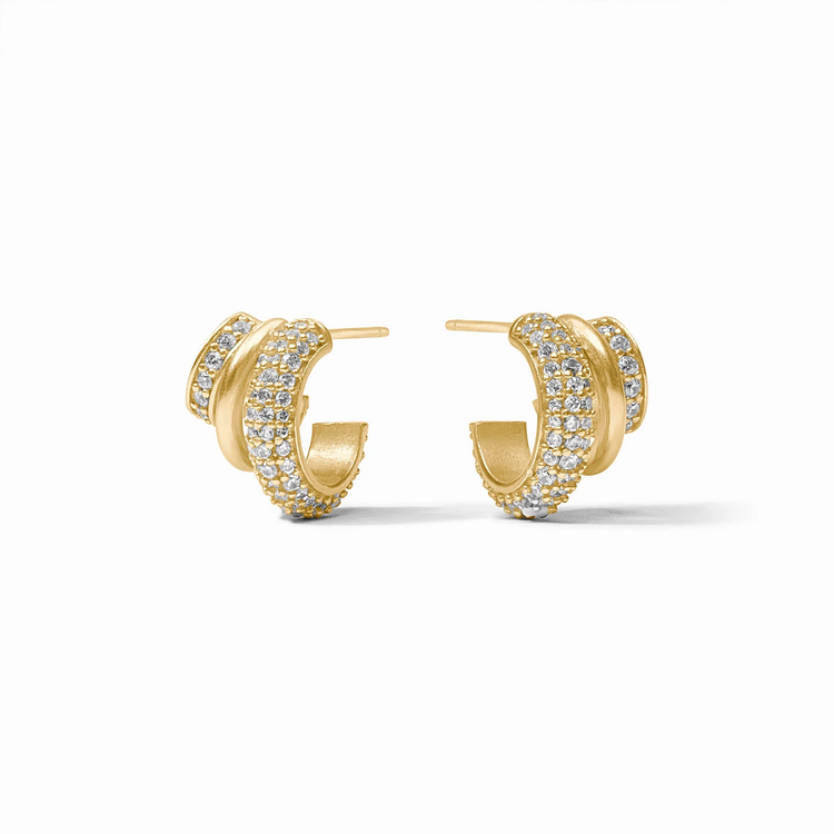 Julie Vos Julie Vos Stardust Triple Hoop CZ