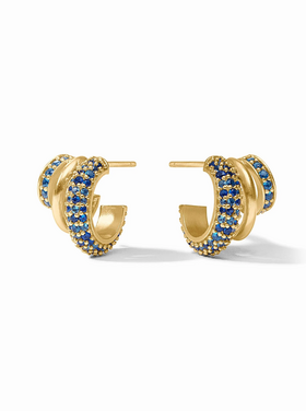 Julie Vos Julie Vos Stardust Triple Hoop Sapphire