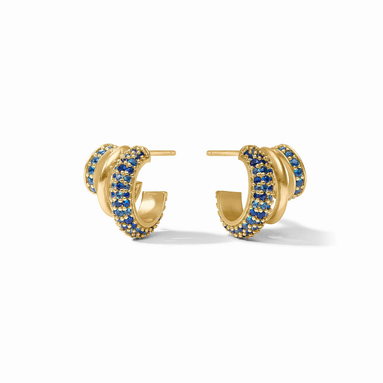 Julie Vos Julie Vos Stardust Triple Hoop Sapphire