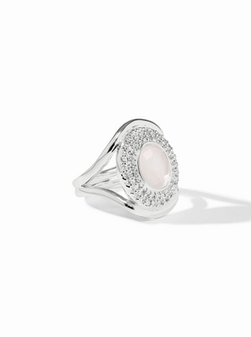 Julie Vos Julie Vos Silver Stardust Statment Ring sz 7